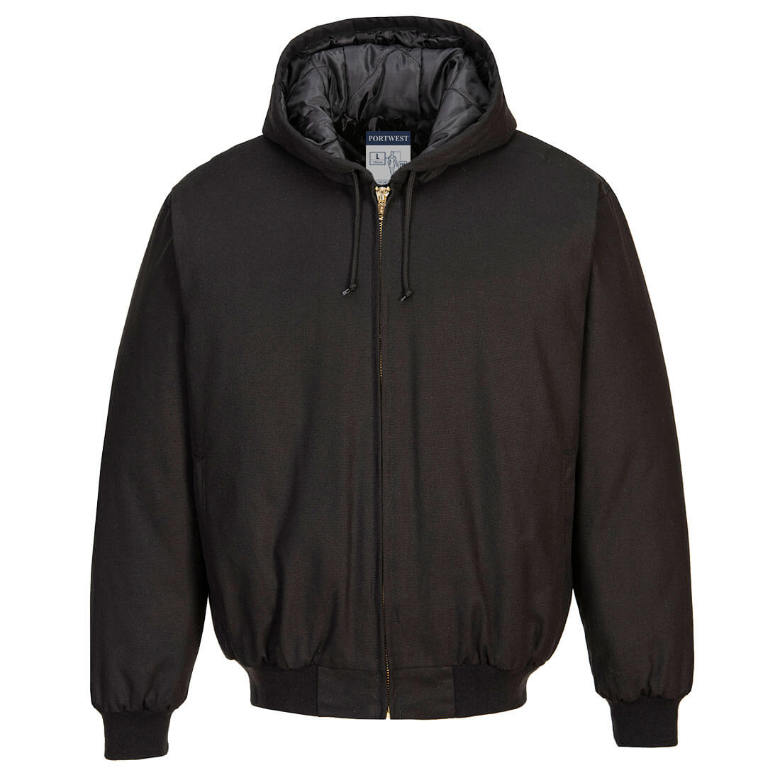 Portwest - Duck Quilt Lined Hooded Jacket - DC801