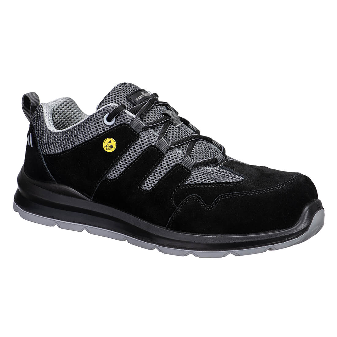 Portwest - Composite Cow Suede Leather Trainer S1 ESD SR FO - FE07