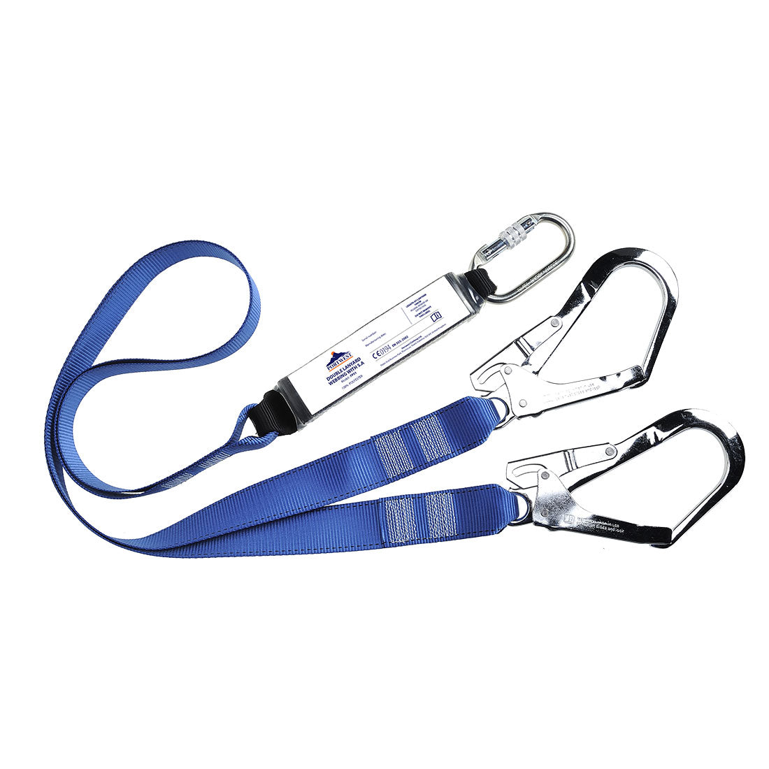 Portwest - Double Webbing 1.8m Lanyard With Shock Absorber - FP51
