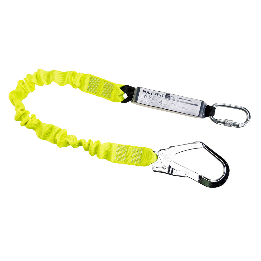 Portwest - Single Elasticated 1.8m Lanyard With Shock Absorber - FP53
