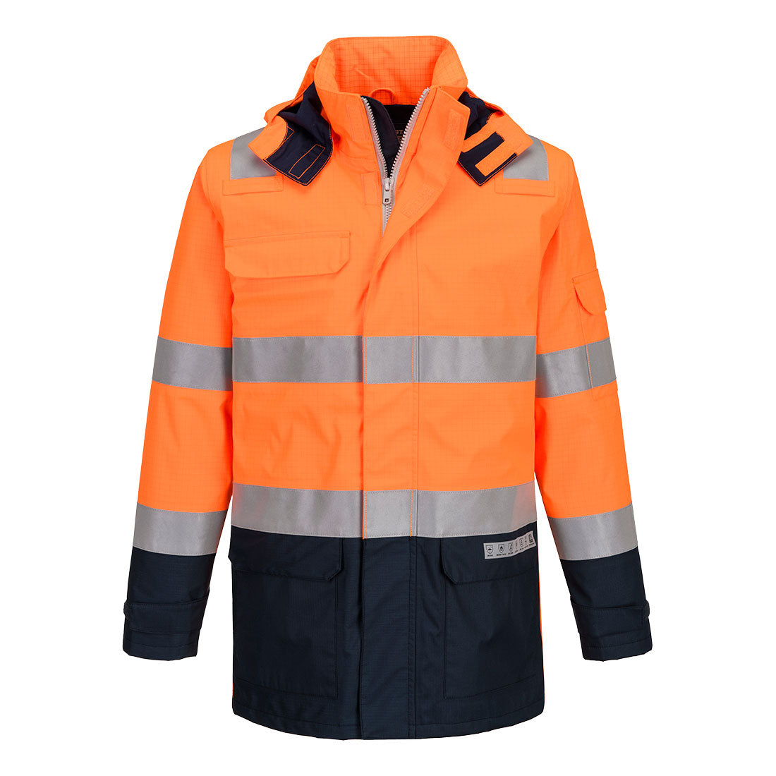 Portwest - Bizflame Rain+ Hi-Vis Multi-Norm Contrast FR Jacket - FR605