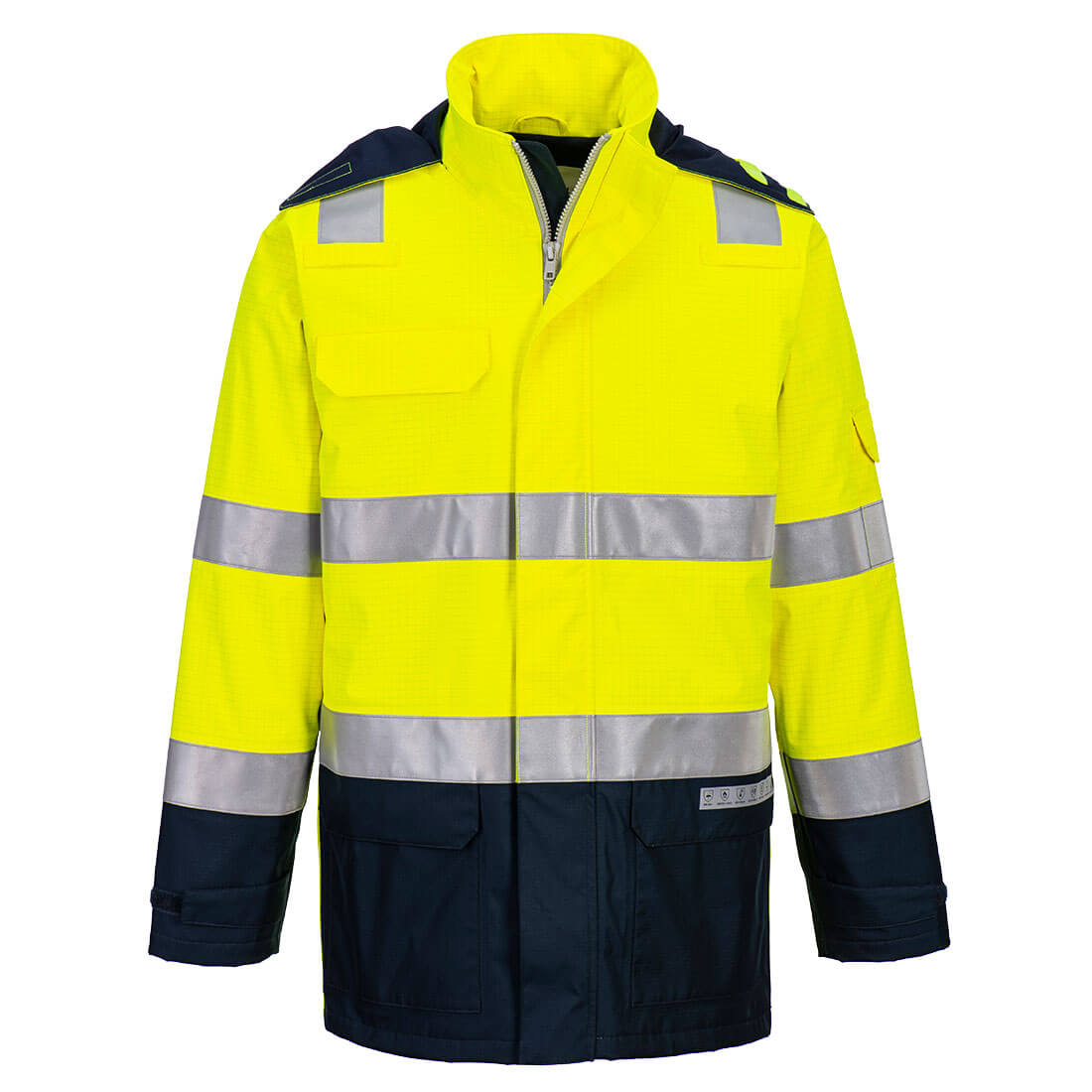 Portwest - Bizflame Rain+ Hi-Vis Multi-Norm Contrast FR Jacket - FR605
