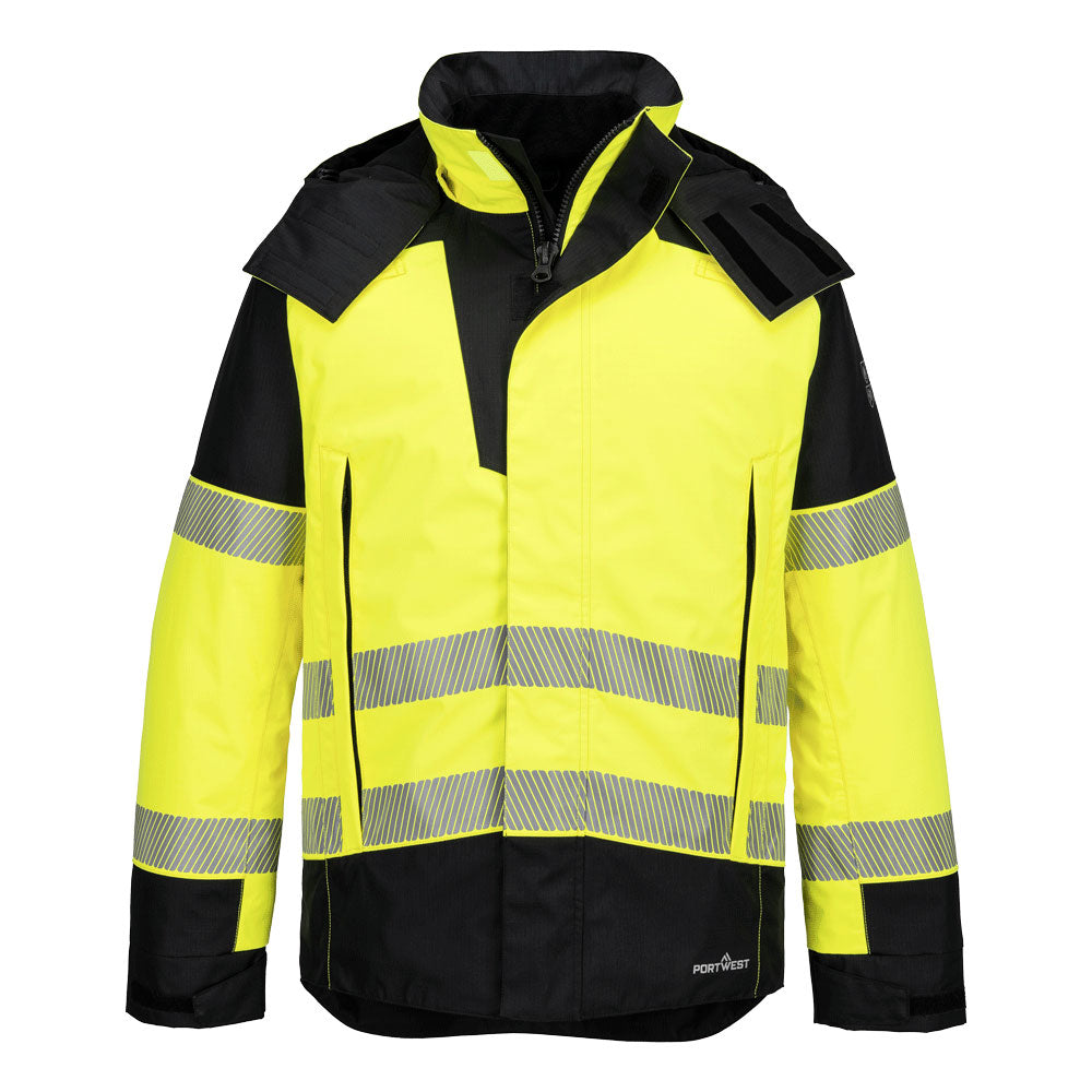 Portwest - PW3 Modaflame Rain+ Hi-Vis Multi-Norm FR Winter Jacket - FR606