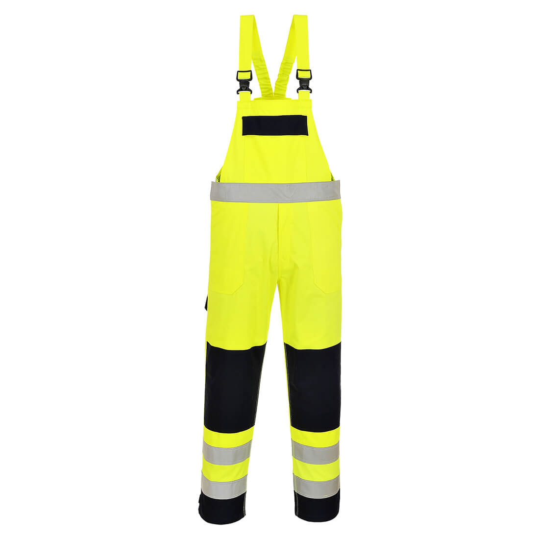 Portwest - Bizflame Work Hi-Vis Multi-Norm Contrast FR Bib and Brace - FR63