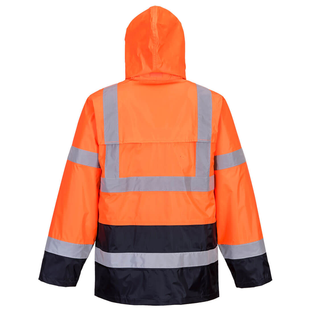 H443 Orange/Navy Back