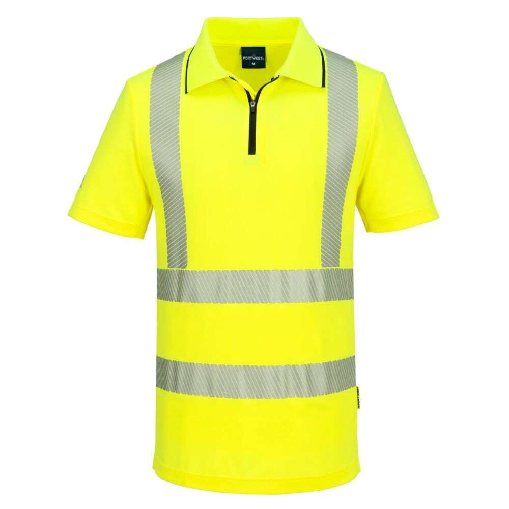 Portwest - KX3 Sport Hi-Vis Zip Polo Shirt S/S - KX302