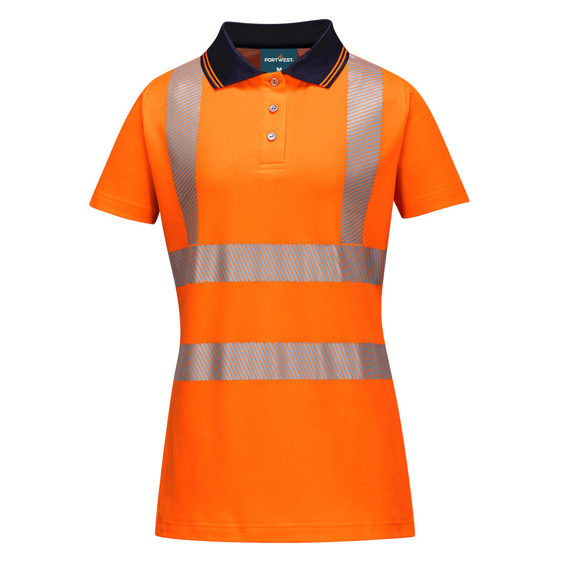 Portwest - Hi-Vis Women's Cotton Comfort Pro Polo Shirt S/S - LW72