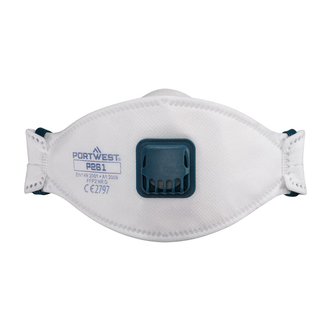 Portwest - Trifold Valved Dolomite FFP2 Respirator (Pk10) - P261