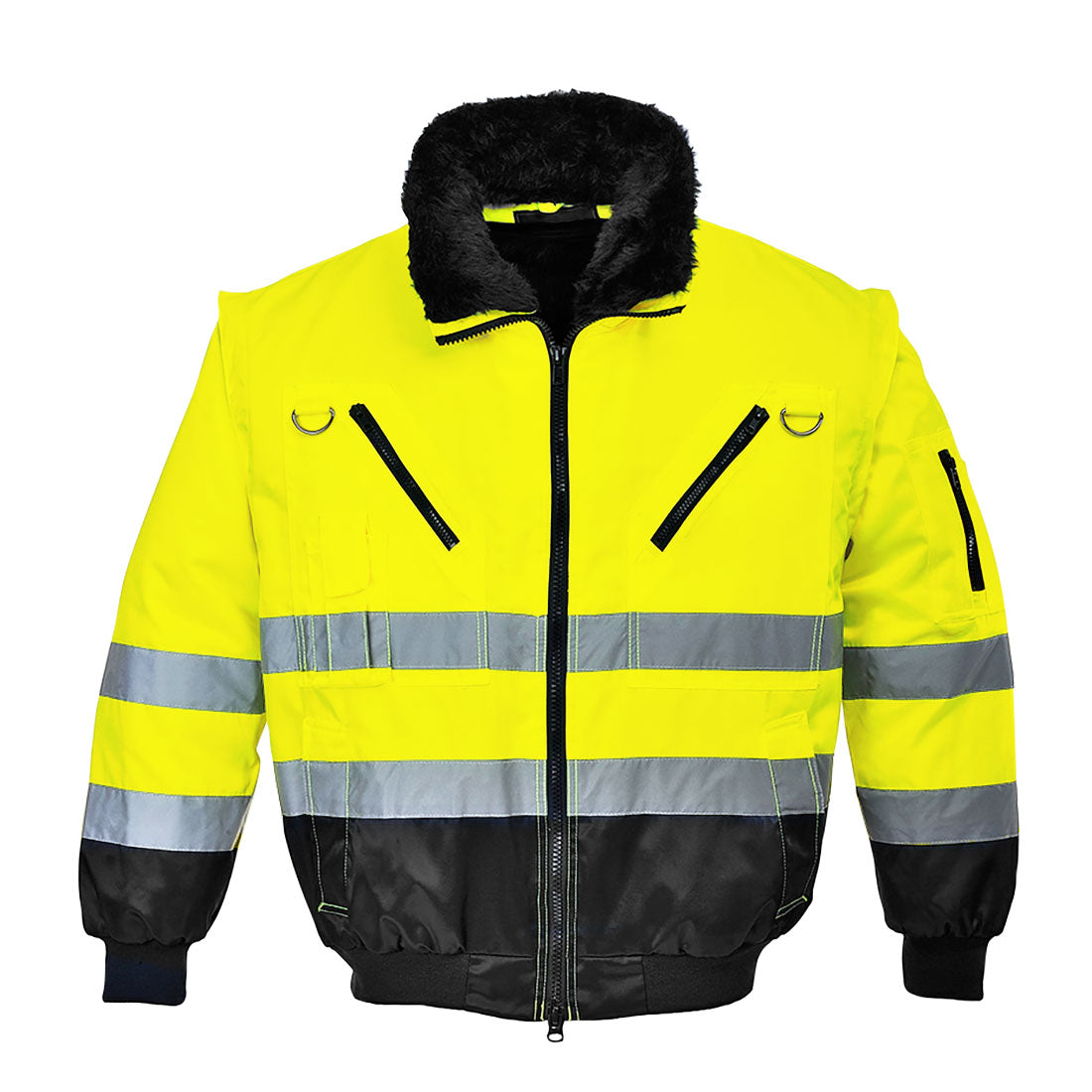 Portwest - Hi-Vis 3-in-1 Contrast Pilot Jacket - PJ50