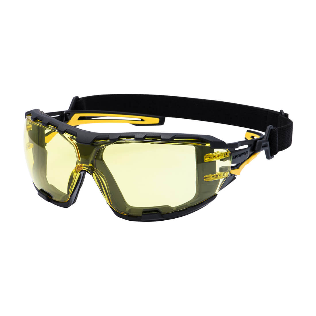 Portwest - Anthracite Wraparound Plus Safety Glasses - PR02