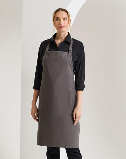 Premier Recycled Polyester and Fairtrade Organic Cotton Bib Apron - PR120 - Premier product photo