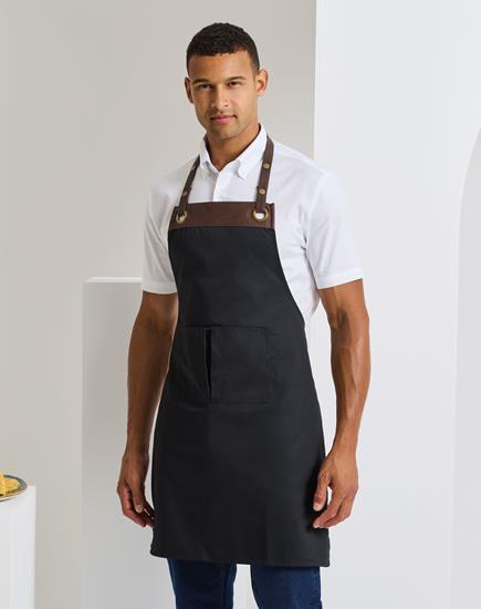 Premier Espresso Bib Apron - PR123 - Premier product photo