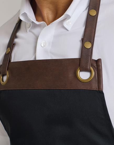 Premier Espresso Bib Apron - PR123 - Premier product photo