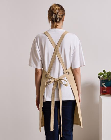 Premier Cross Back Barista Bib Apron - PR129 - Premier product photo