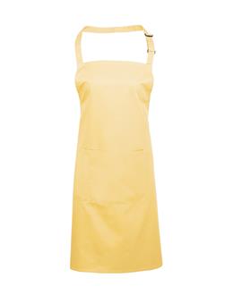 Premier - 'Colours' Bib Apron with Pocket - PR154