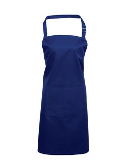 Premier - 'Colours' Bib Apron with Pocket - PR154