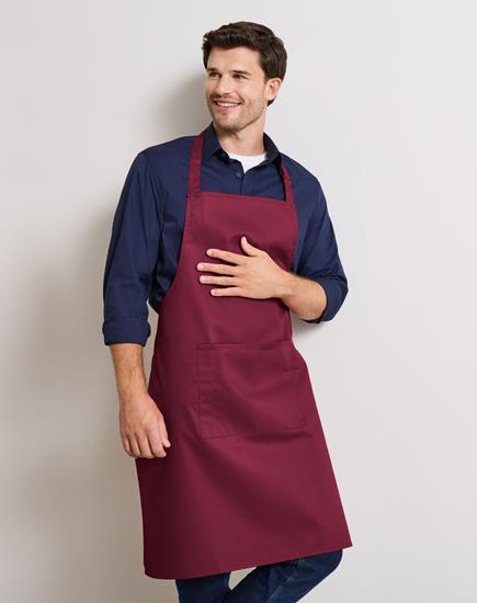 Premier 'Colours' Bib Apron with Pocket - PR154 - Premier product photo