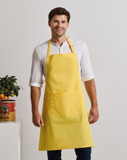 Premier 'Colours' Bib Apron with Pocket - PR154 - Premier product photo