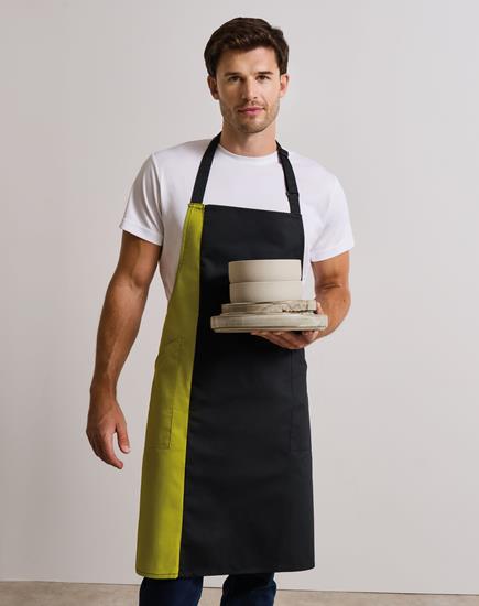 Premier Contrast Bib Apron - PR162 - Premier product photo