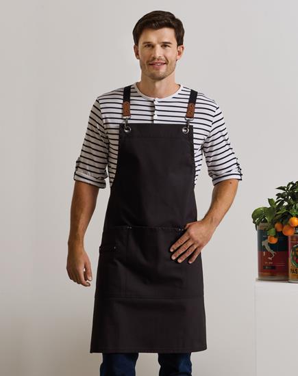 Premier Clip 'n' Clasp Cross Back Bib Apron - PR182 - Premier product photo