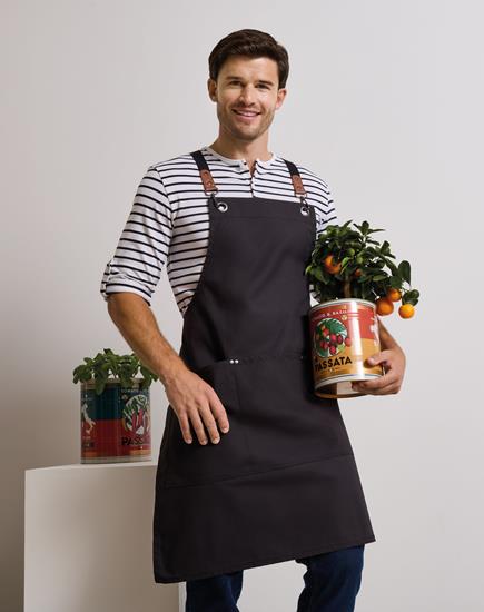Premier Clip 'n' Clasp Cross Back Bib Apron - PR182 - Premier product photo