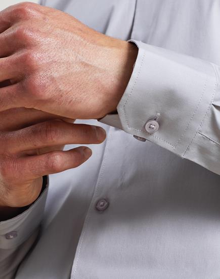 Premier Long Sleeve Stretch Fit Poplin Shirt - PR244 - Premier product photo