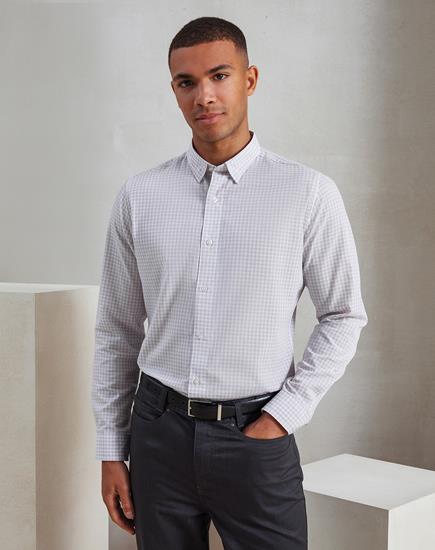 Premier Maxton Check Long Sleeve Shirt - PR252 - Premier product photo