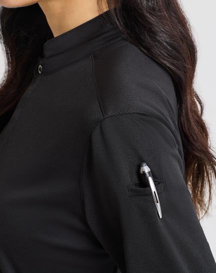 Premier Essential CoolcheckerÂ® Long Sleeve Chef's Shirt - PR647 - Premier product photo