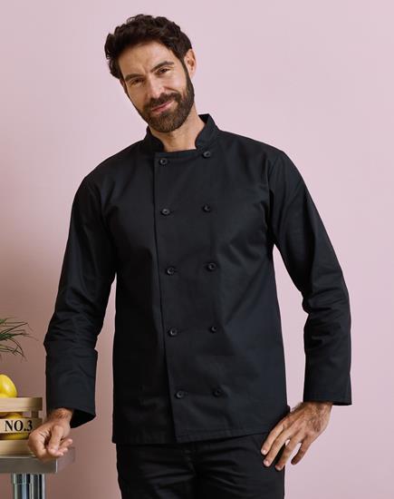 Premier Long Sleeve Chef's Jacket - PR657 - Premier product photo