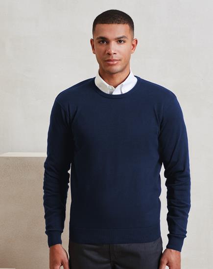 Premier Cotton Rich Crew Neck Sweater - PR692 - Premier product photo