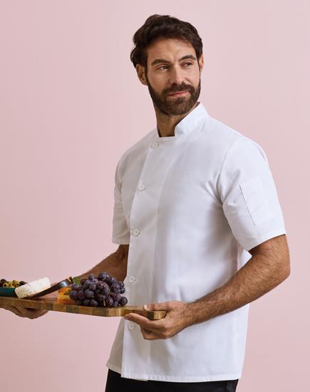 Premier Essential Short Sleeve Chef's Jacket - PR900 - Premier product photo