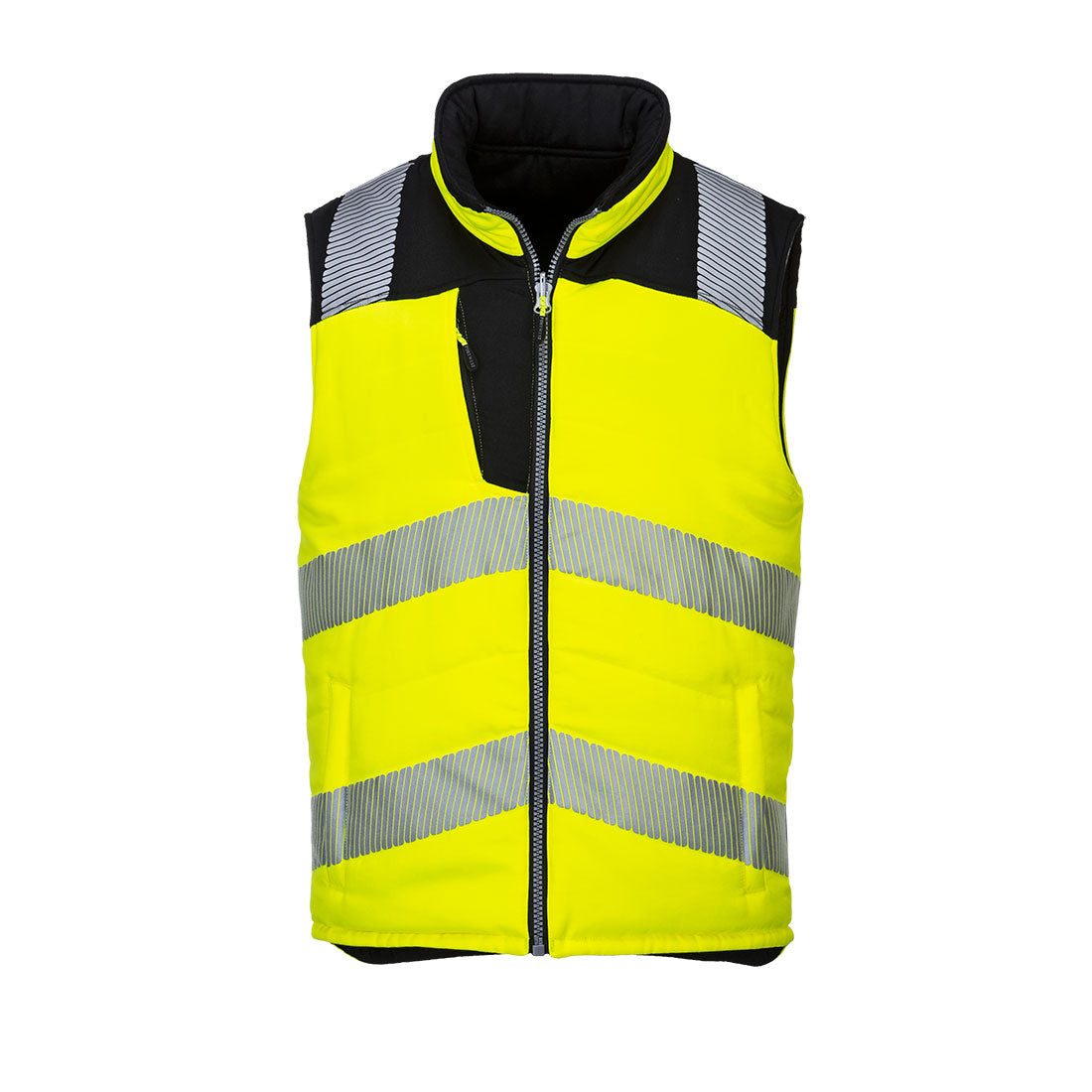 Portwest - PW3 Hi-Vis Reversible Bodywarmer - PW374