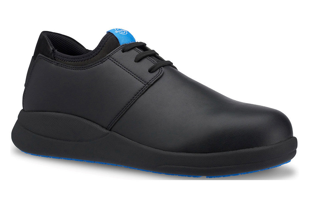 Relieve Non-Slip Comfortable Work Shoe with a Safety Toe Cap - Black