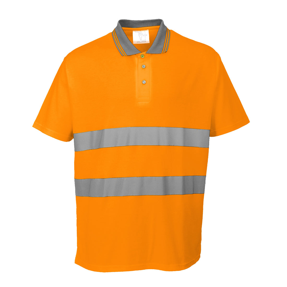 Portwest - Hi-Vis Cotton Comfort Polo Shirt S/S - S171