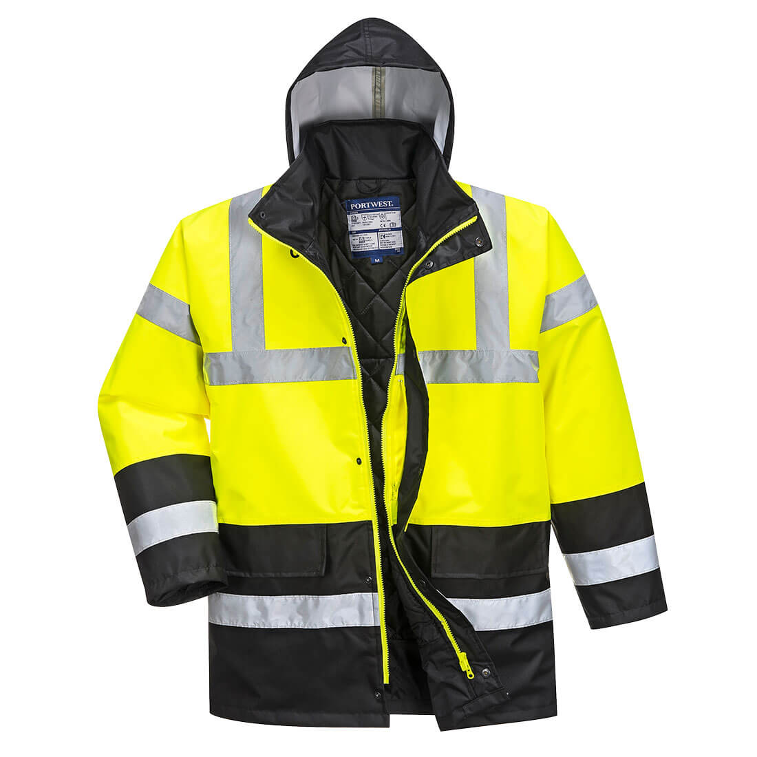 Portwest - Hi-Vis Contrast Winter Traffic Jacket - S466