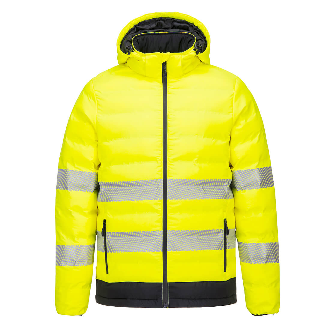 Portwest - Hi-Vis Ultrasonic Heated Tunnel Jacket - S548