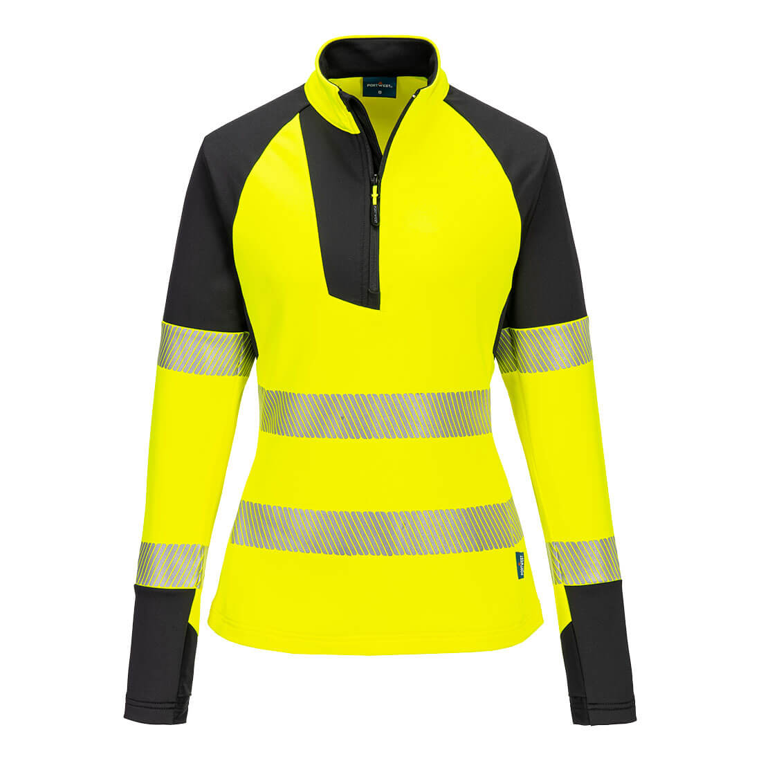 Portwest - PW3 Hi-Vis Women's 1/4 Zip Sweatshirt - T173