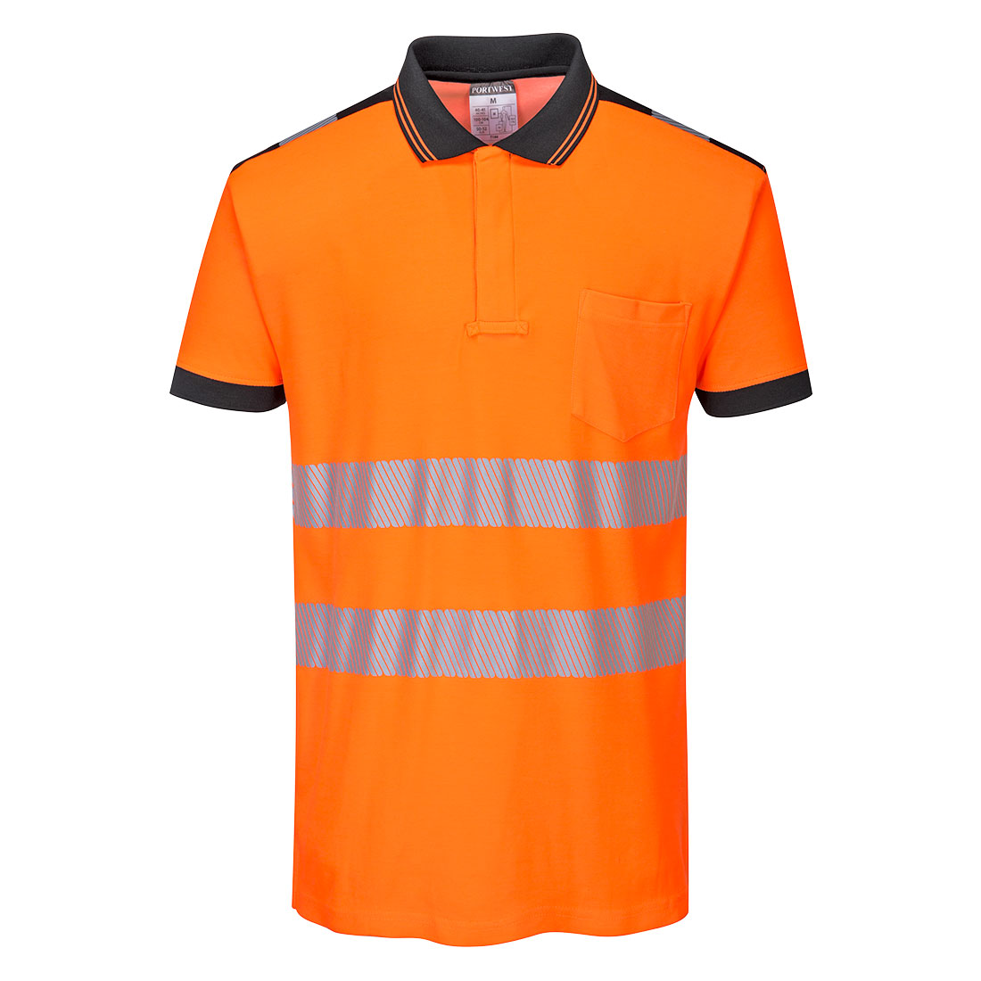 Portwest - PW3 Hi-Vis Cotton Comfort Polo Shirt S/S - T180