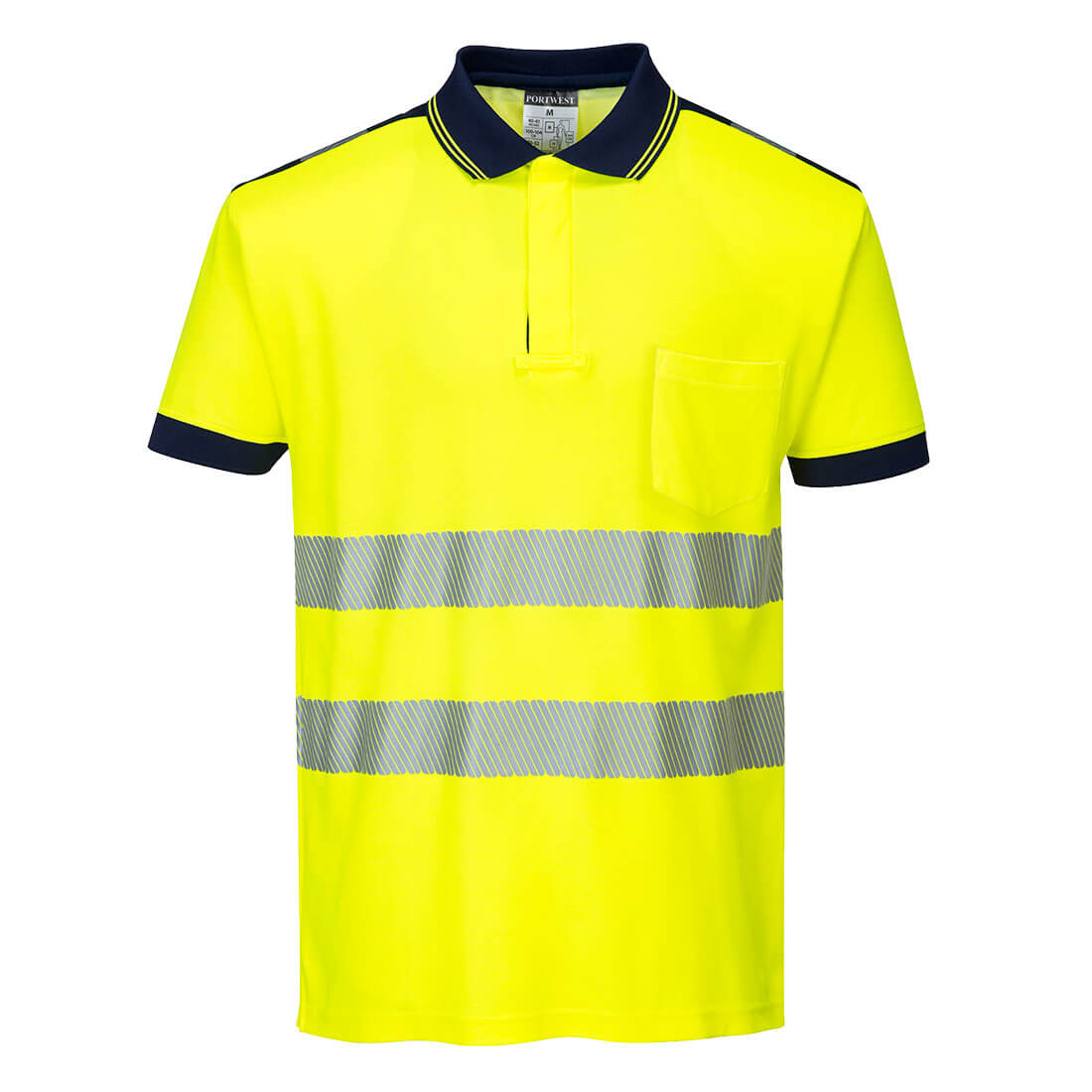Portwest - PW3 Hi-Vis Cotton Comfort Polo Shirt S/S - T180