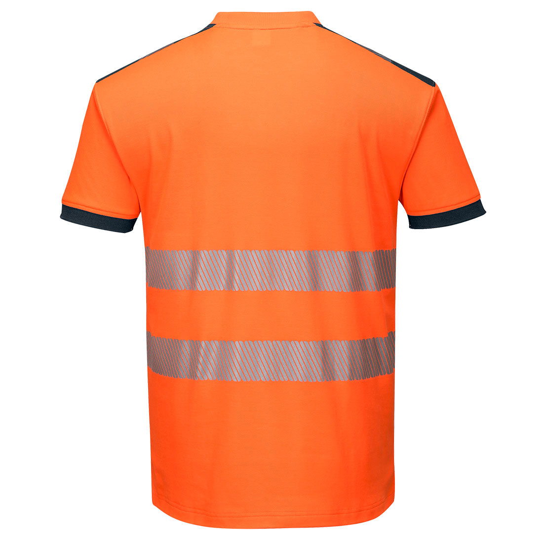 T181 Orange/Navy Back