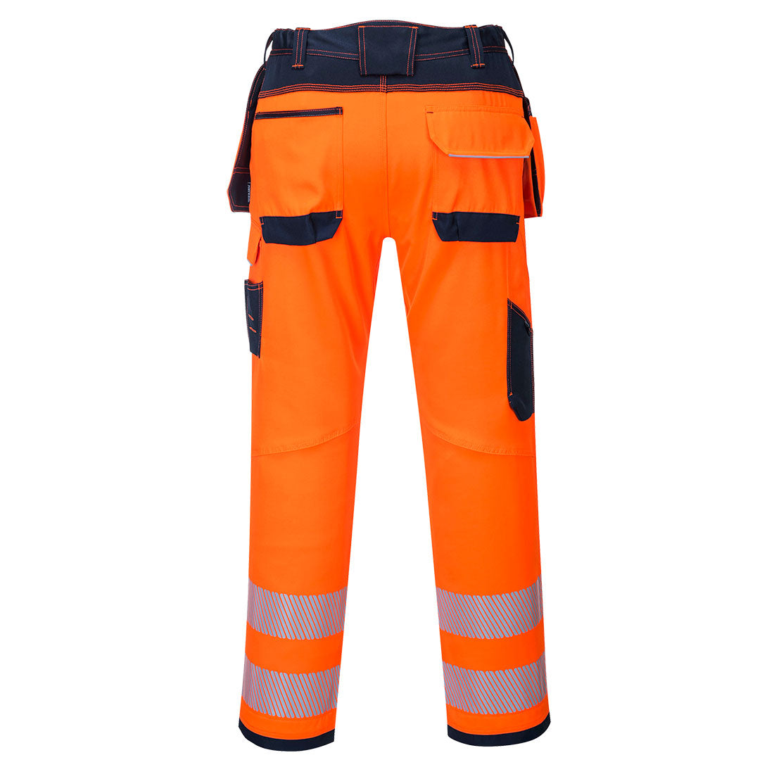 T501 Orange/Navy Back