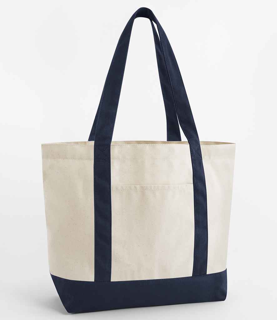 W804 Natural/French Navy Front