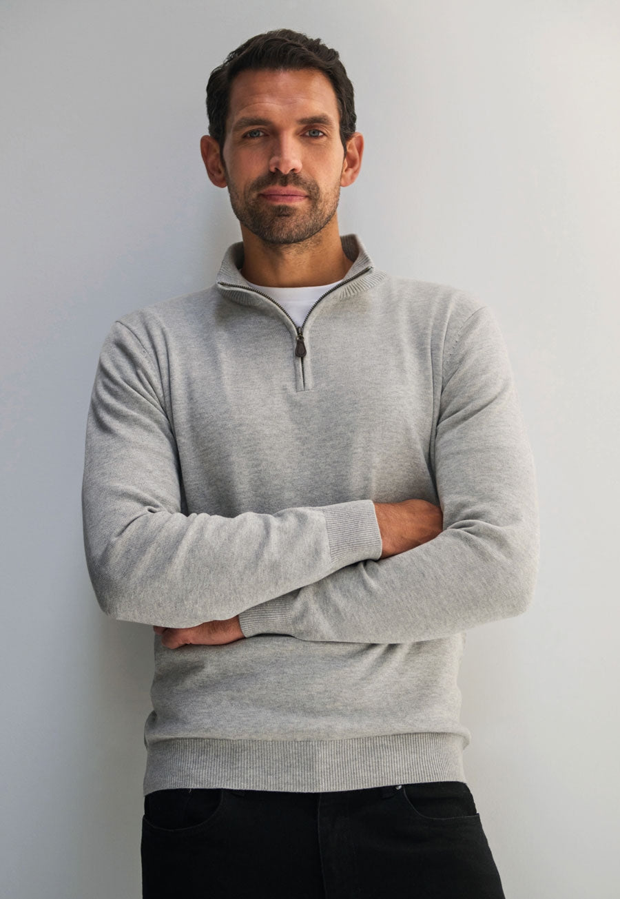 Brook Taverner - Dallas 1/4 zip Jumper - 7898