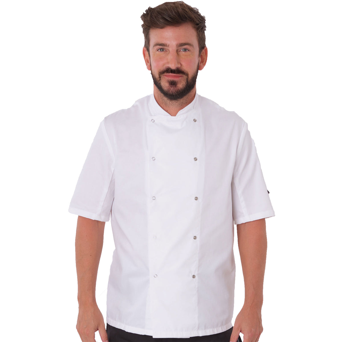 Dennys Best Selling Short Sleeve Chefs Jacket - White / XXS / Regular