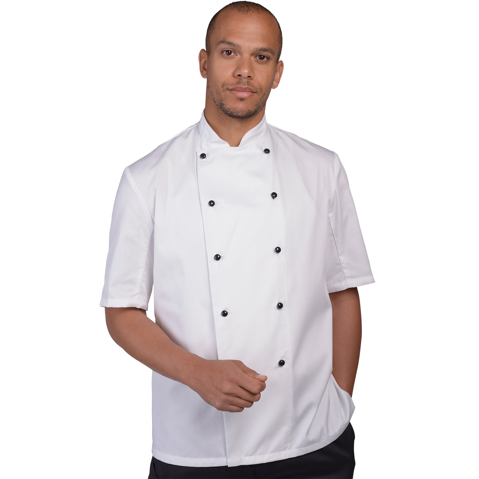 ADC Chefs Jacket with StayCool and Removable Studs - White / XS / Regular