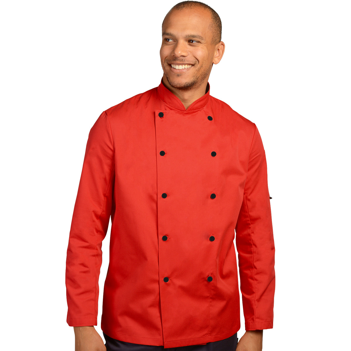 Dennys Long Sleeve Jacket in Colours - Red / 3XL