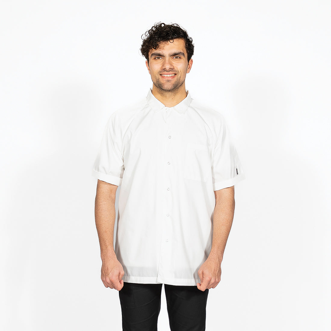 Le Chef NYC Box Shirt - White/Grey / XXS