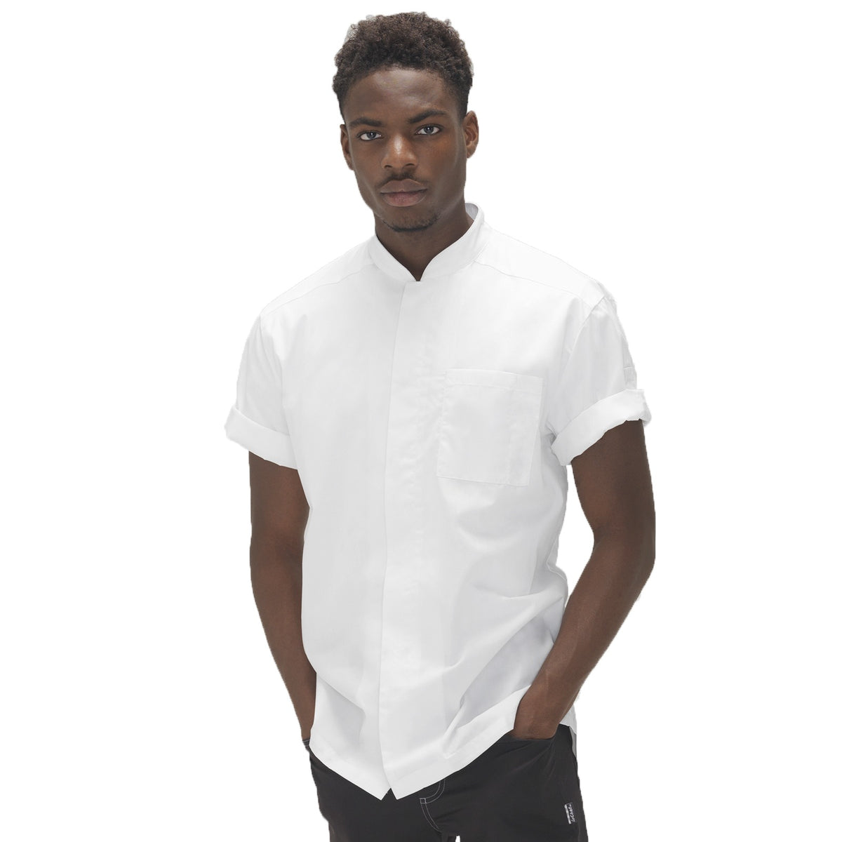 DF120M Le Chef Men's Shirt with StayCool - White / XS