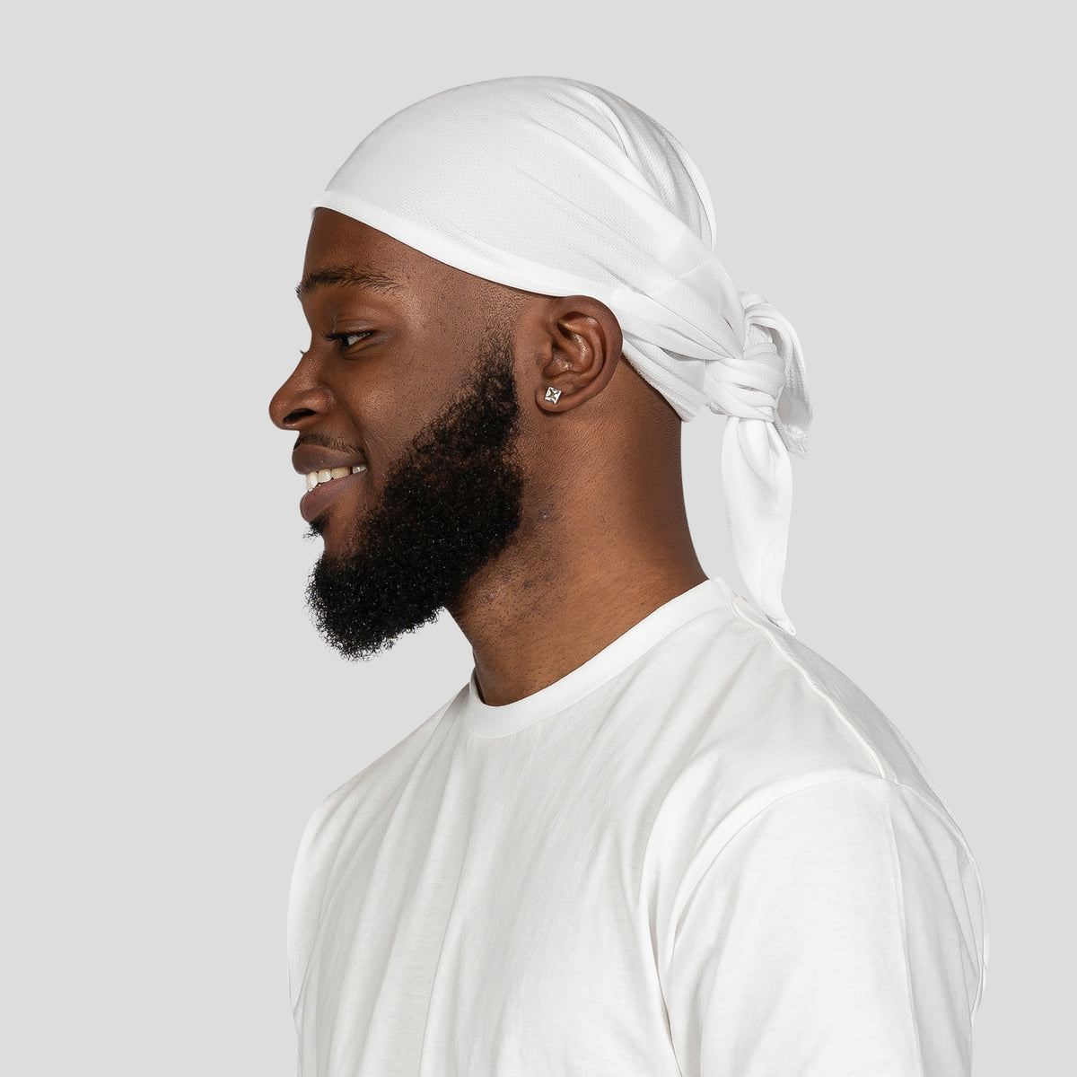Le Chef StayCool Bandana Multi way Headtie/Necktie - White