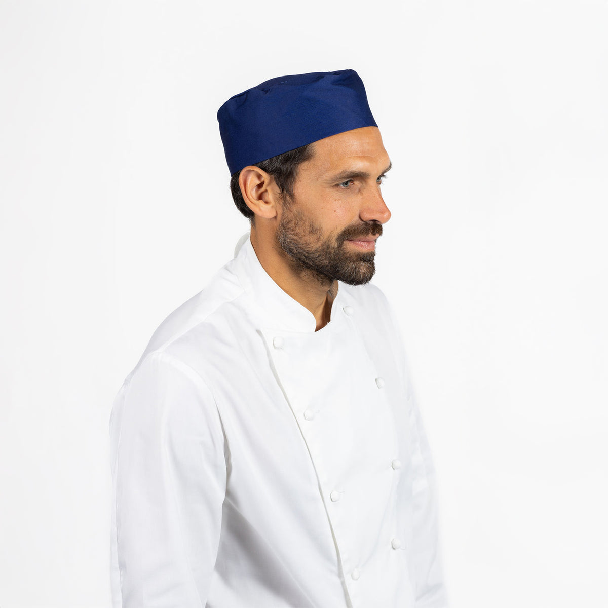 Dennys Technicolour Skull Cap with Elastic Back - Navy / L